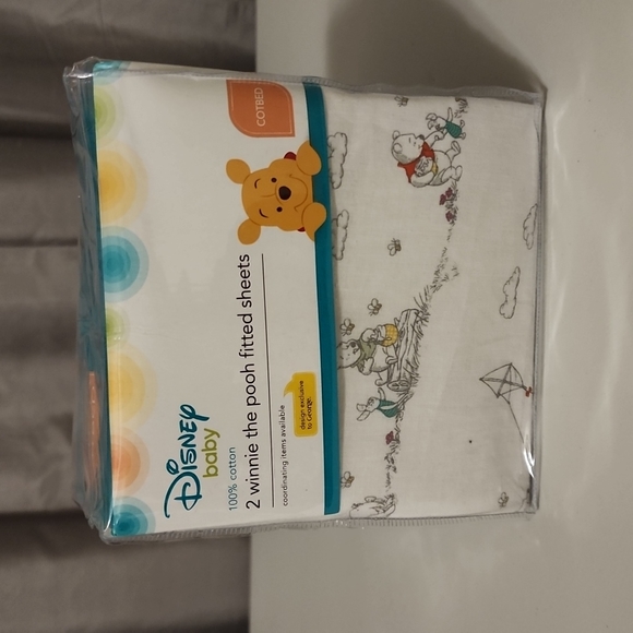 Disney Bedding Winne The Pooh Fitted Sheets 2 Disney Baby